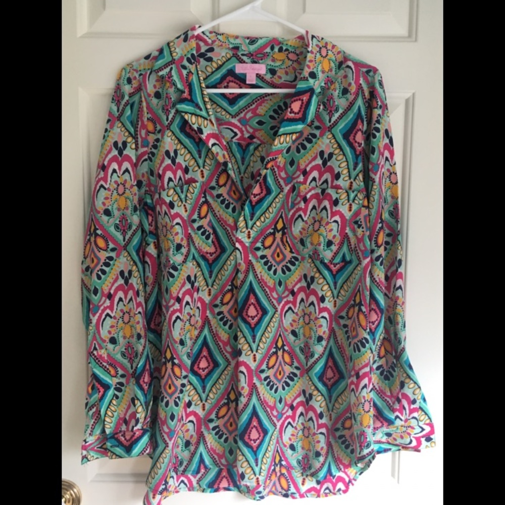 Lilly Pulitzer Silk Blouse